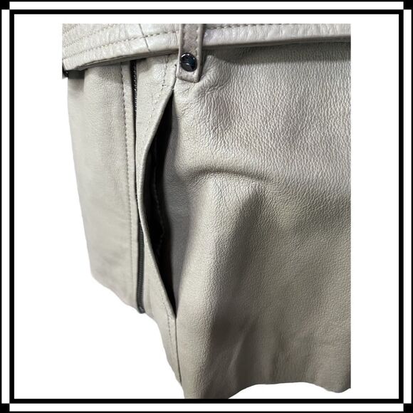 NWT! Kenneth Cole Clay Leather Jacket, Size Med - Picture 9 of 12